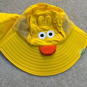 Kid's Heehipoo Hat Yellow Kangaroo One Size Adjustable Sun Protect Neck Nap Mesh